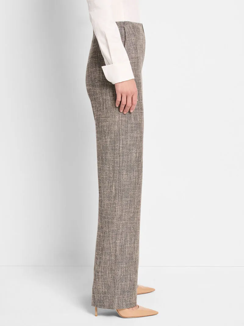 30.5 Lenox Wide Leg Tweed Pant