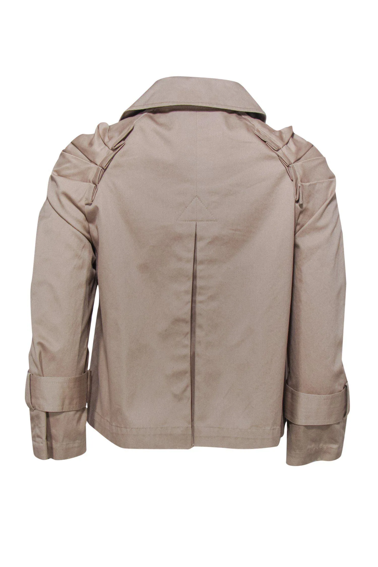 Alexander Wang - Khaki Cotton Double Breasted Jacket Sz 2
