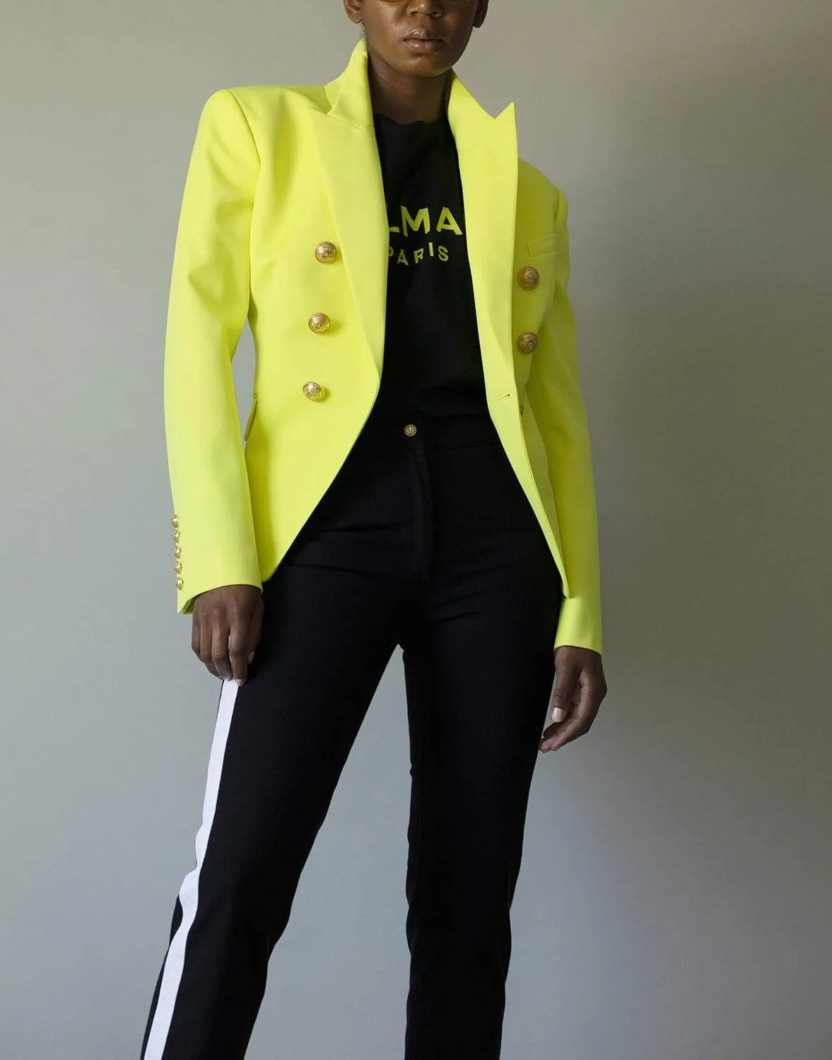 Anis Double Breasted Wool Blazer