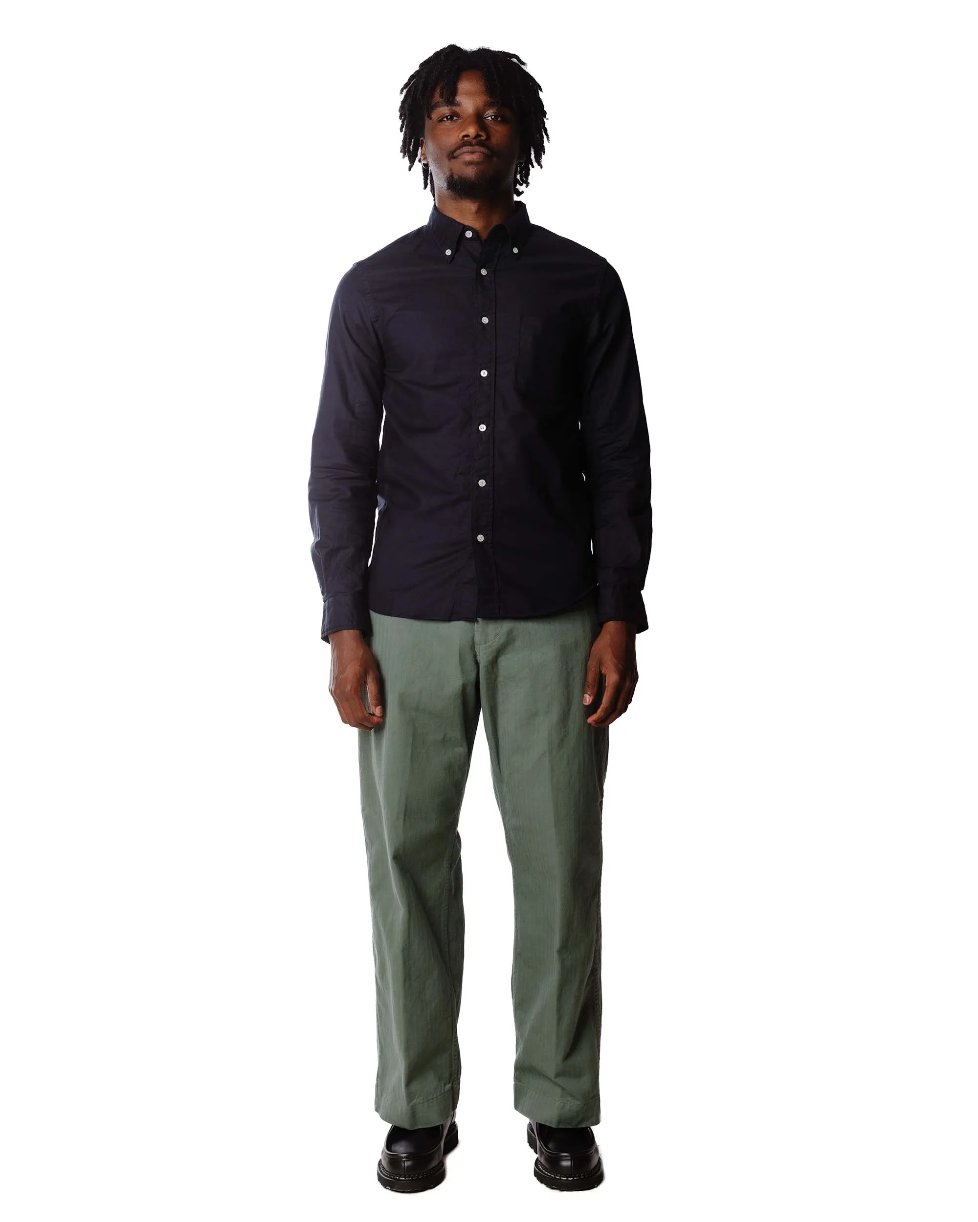 Beams Plus B.D. Colour Oxford Navy