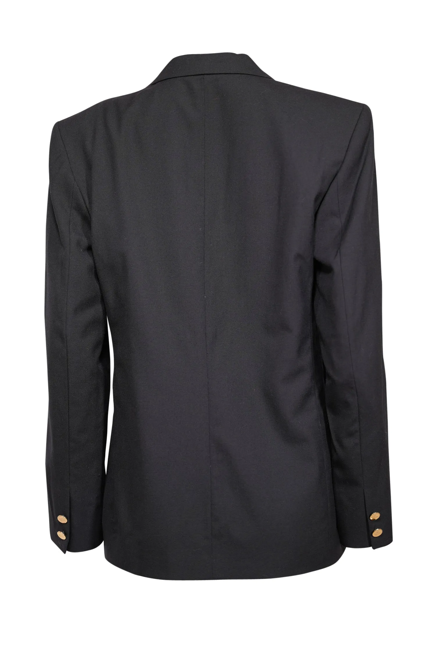 Burberry - Black Double Breasted Blazer Sz M