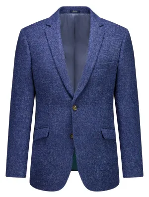Cambridge Blue Harris Tweed Jacket