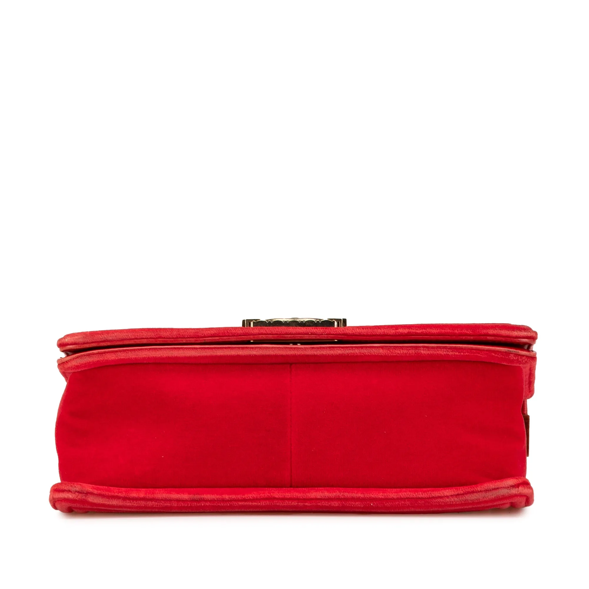 Chanel Medium Velvet and Tweed Boy Flap