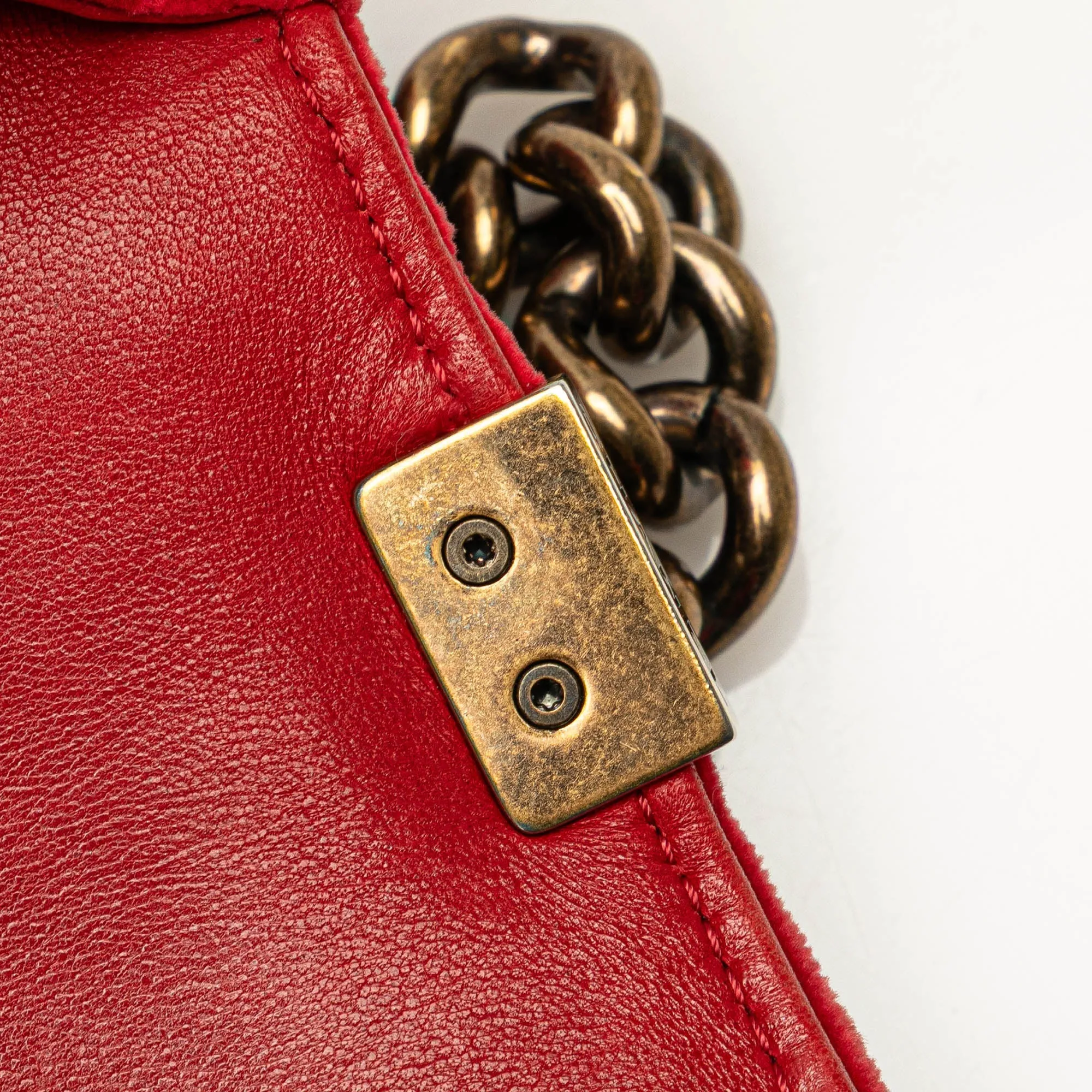Chanel Medium Velvet and Tweed Boy Flap