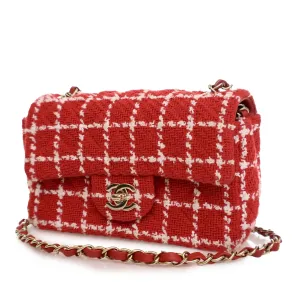 Chanel Mini Rectangular Classic Tweed Flap