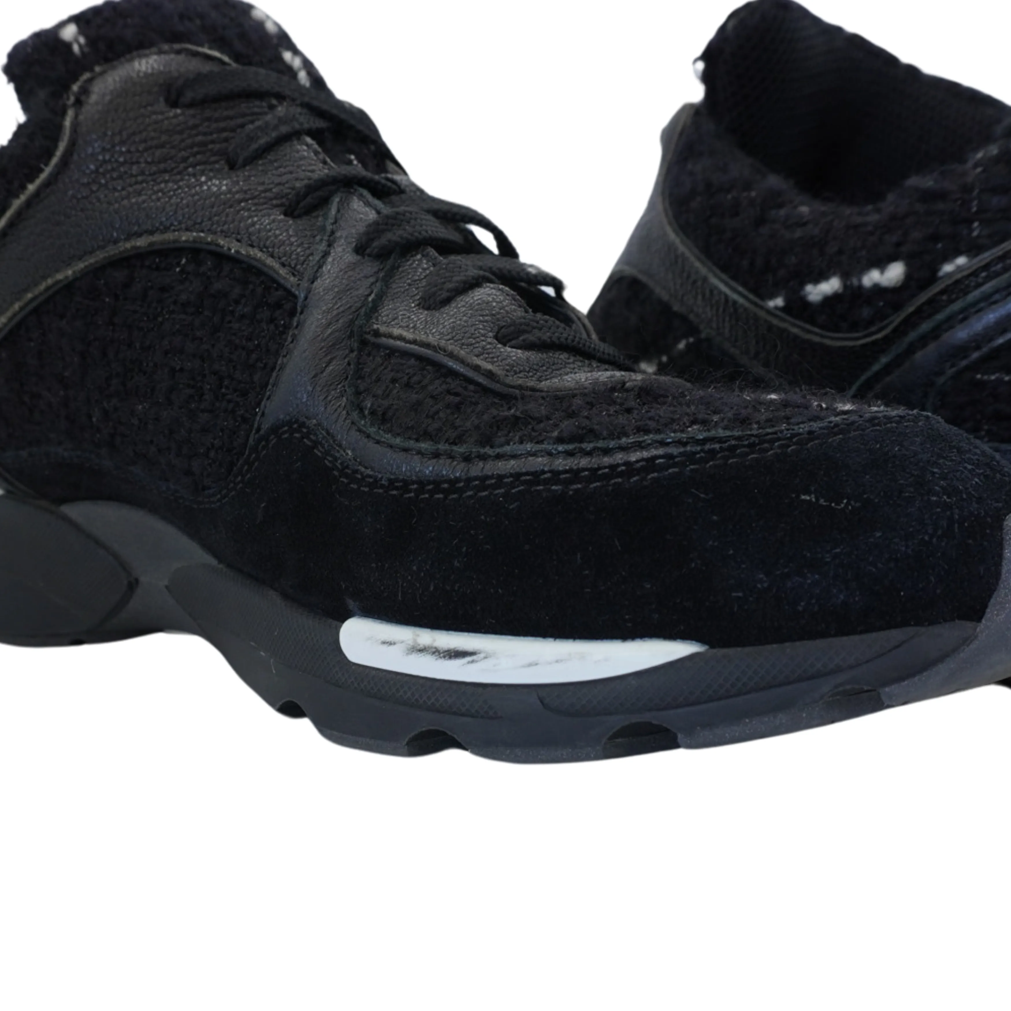 Chanel Tweed Sneakers - Women's 37