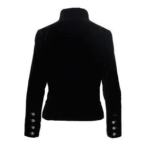 Chanel Velvet Jacket with Stone Buttons - '10s