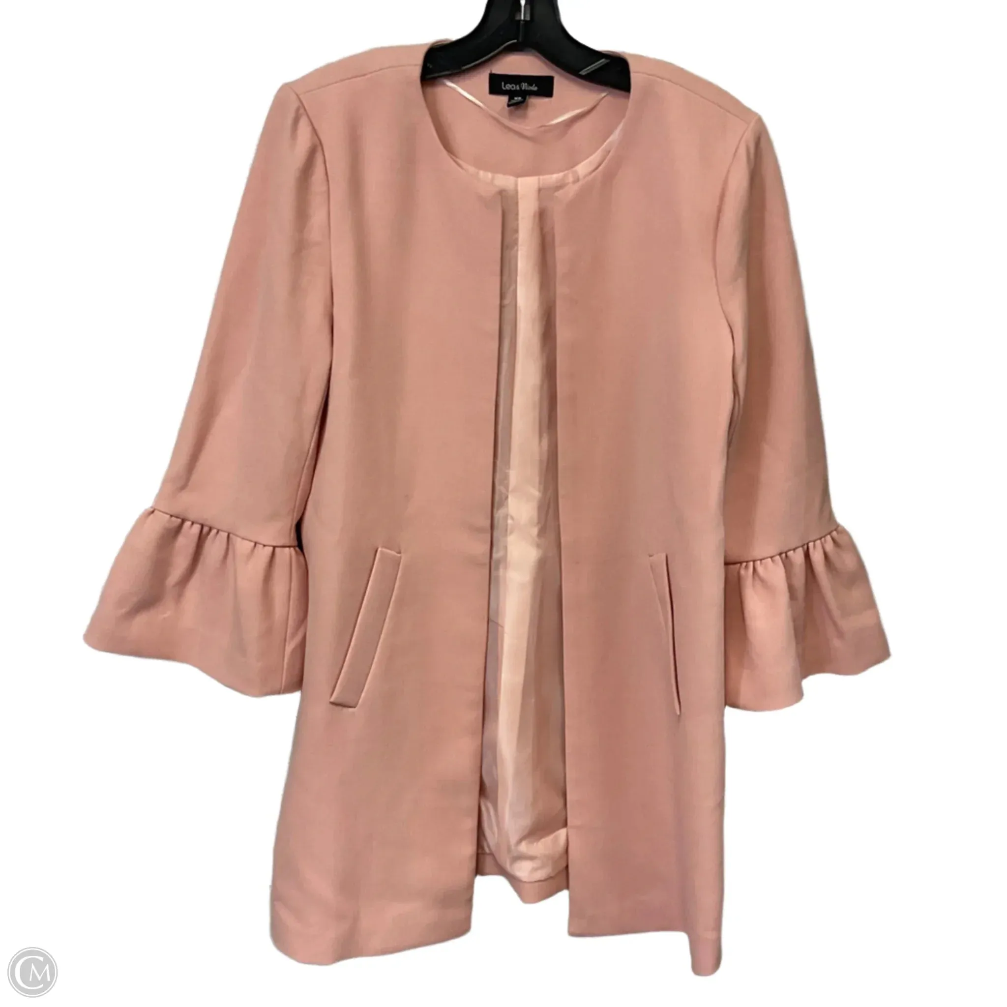 Coat Peacoat By Lea & Viola In Pink. Size: Xs