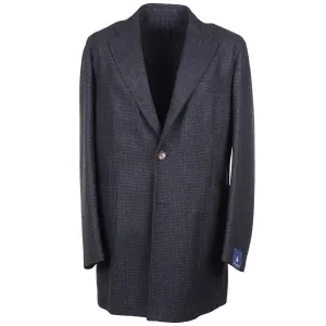 Finamore Soft-Constructed Wool Overcoat