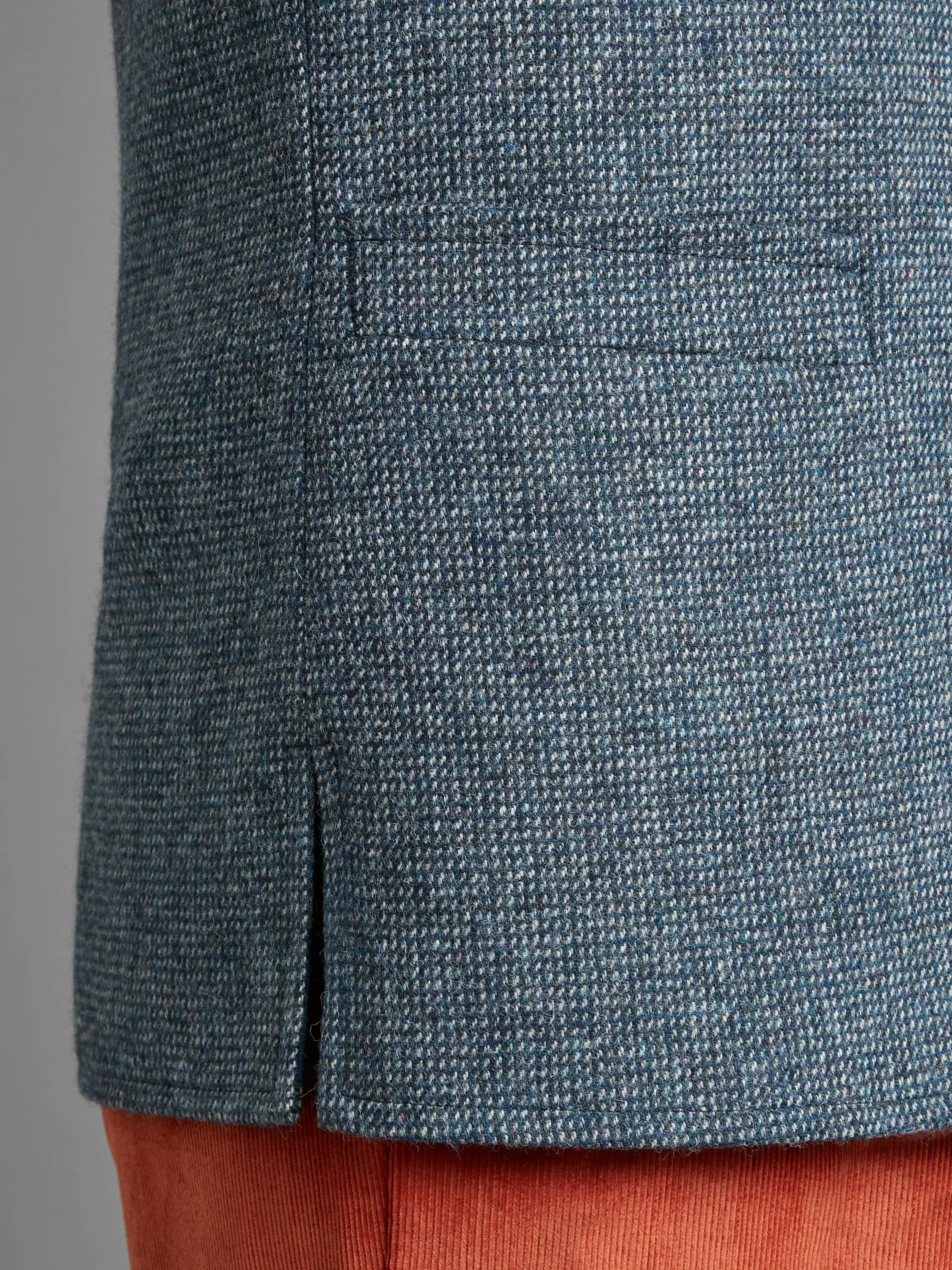Gilet - Blue Nailhead Tweed