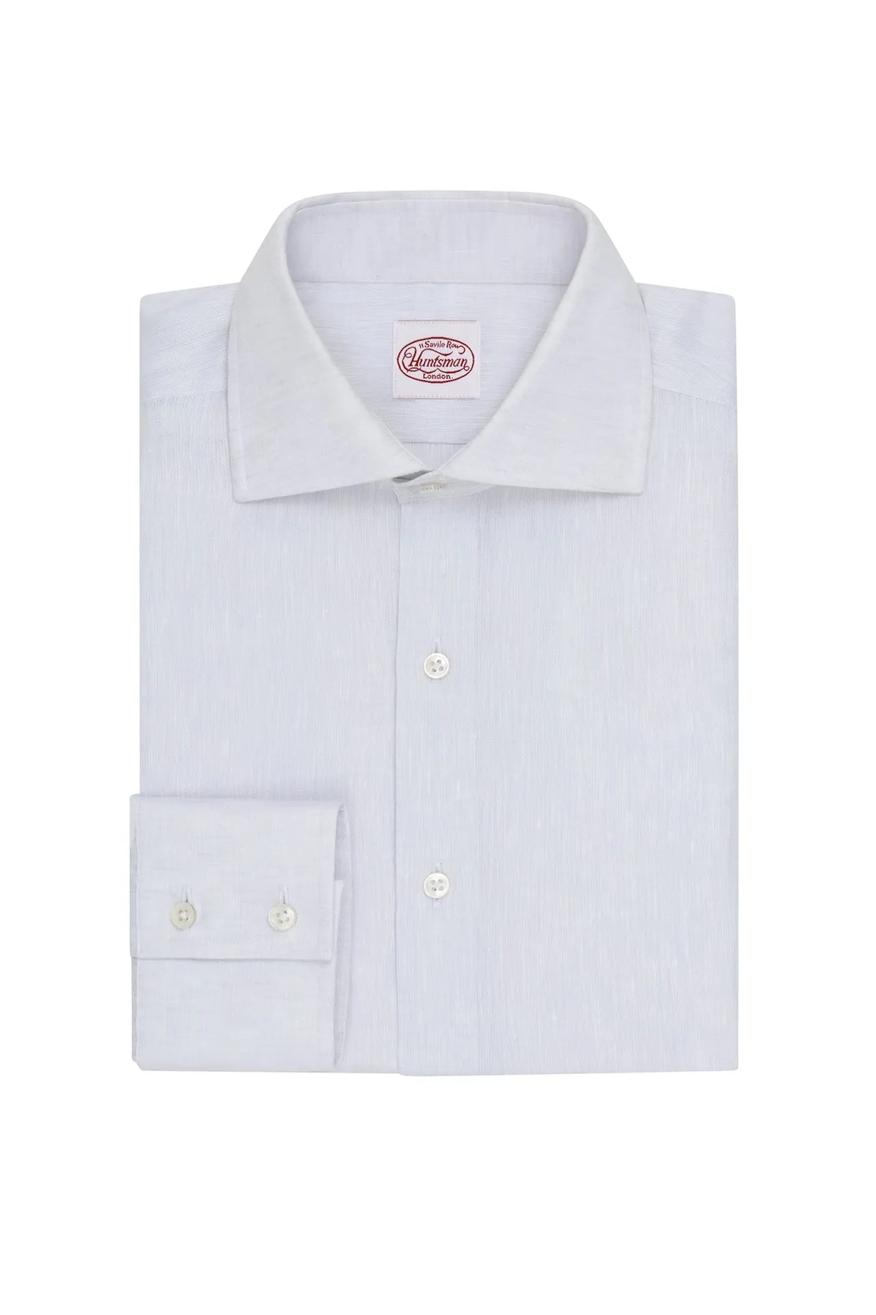 Grey Linen Single Cuff Shirt