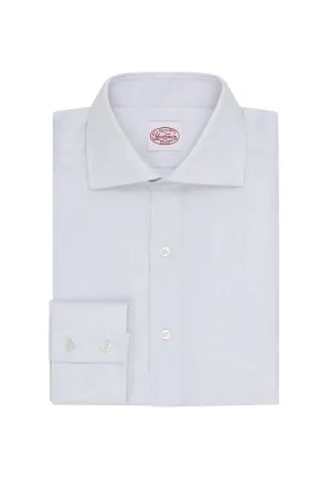 Grey Linen Single Cuff Shirt