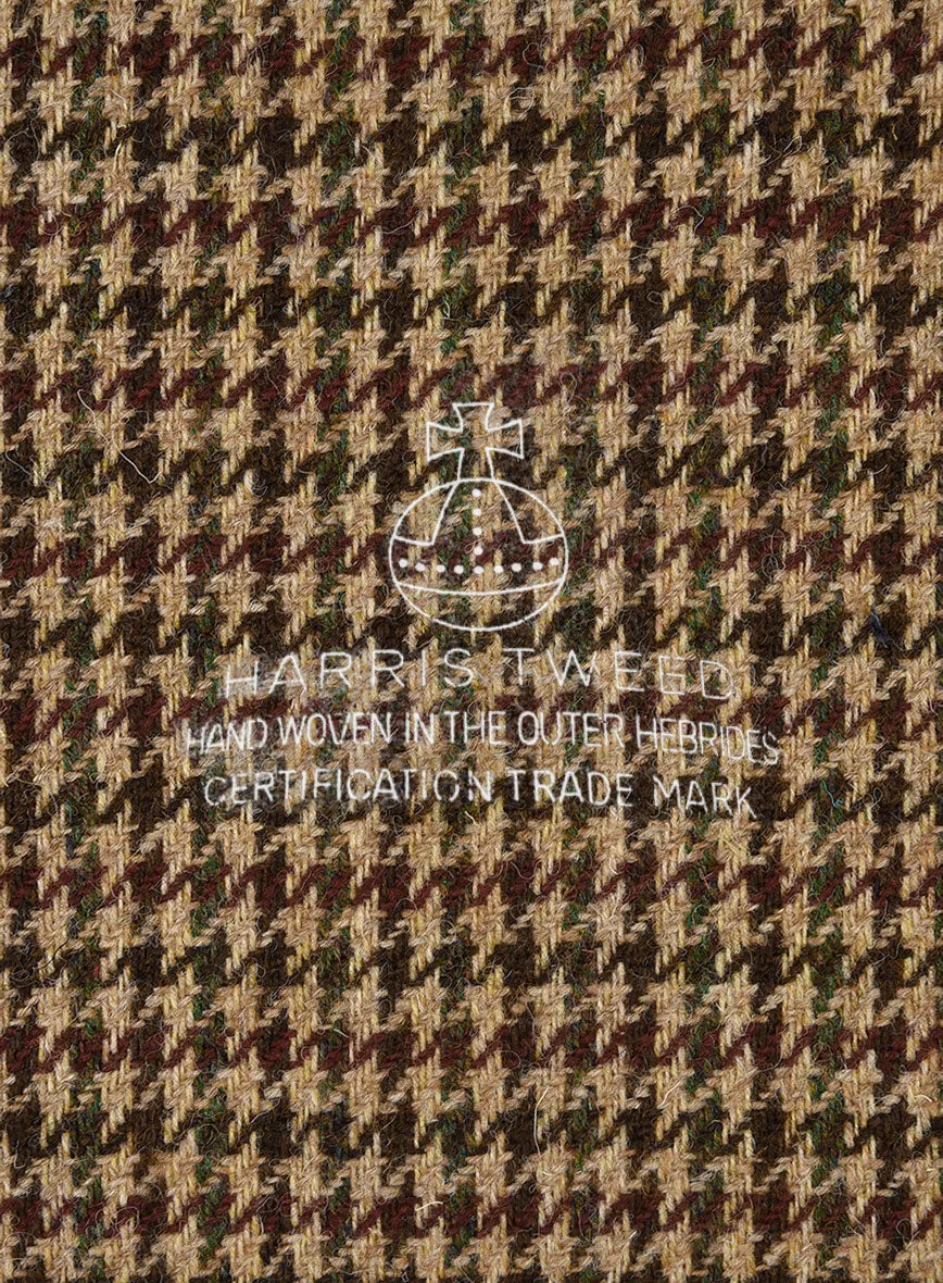 Harris Tweed Russet Houndstooth Pants