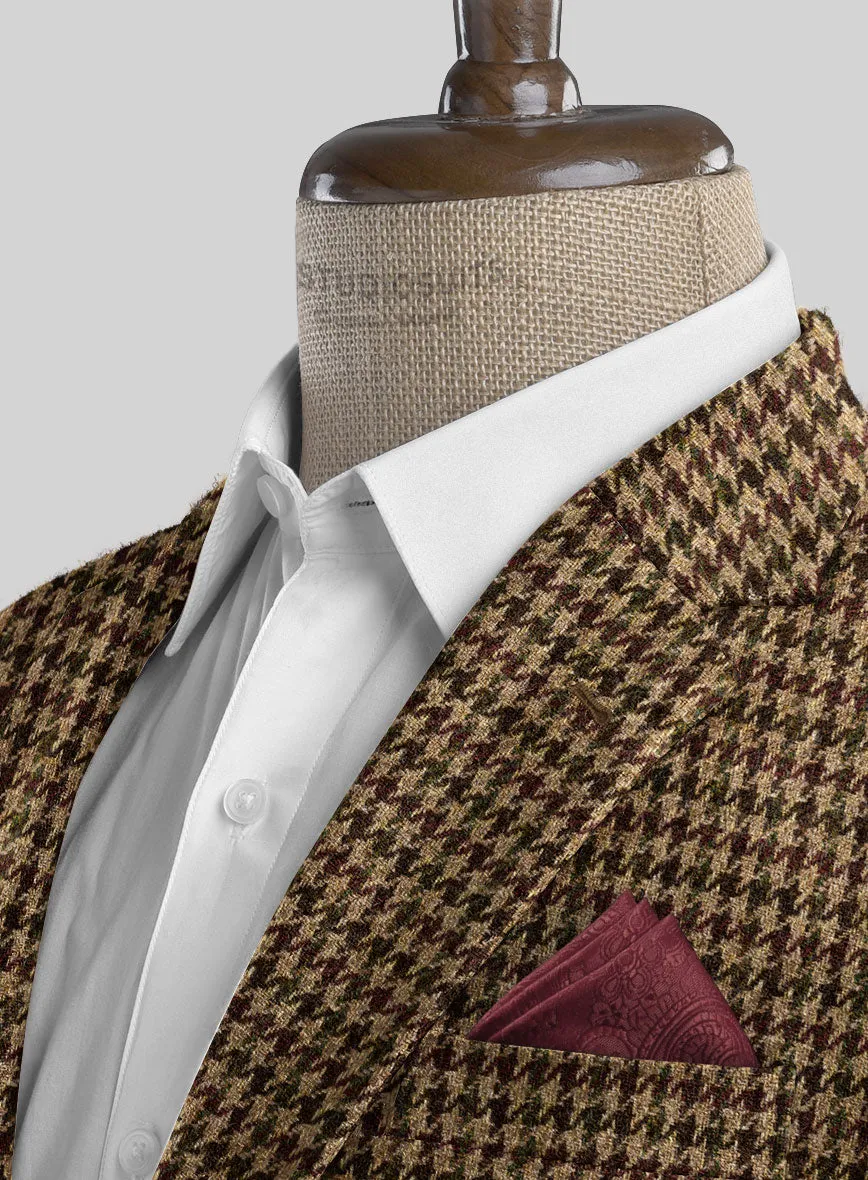 Harris Tweed Russet Houndstooth Suit