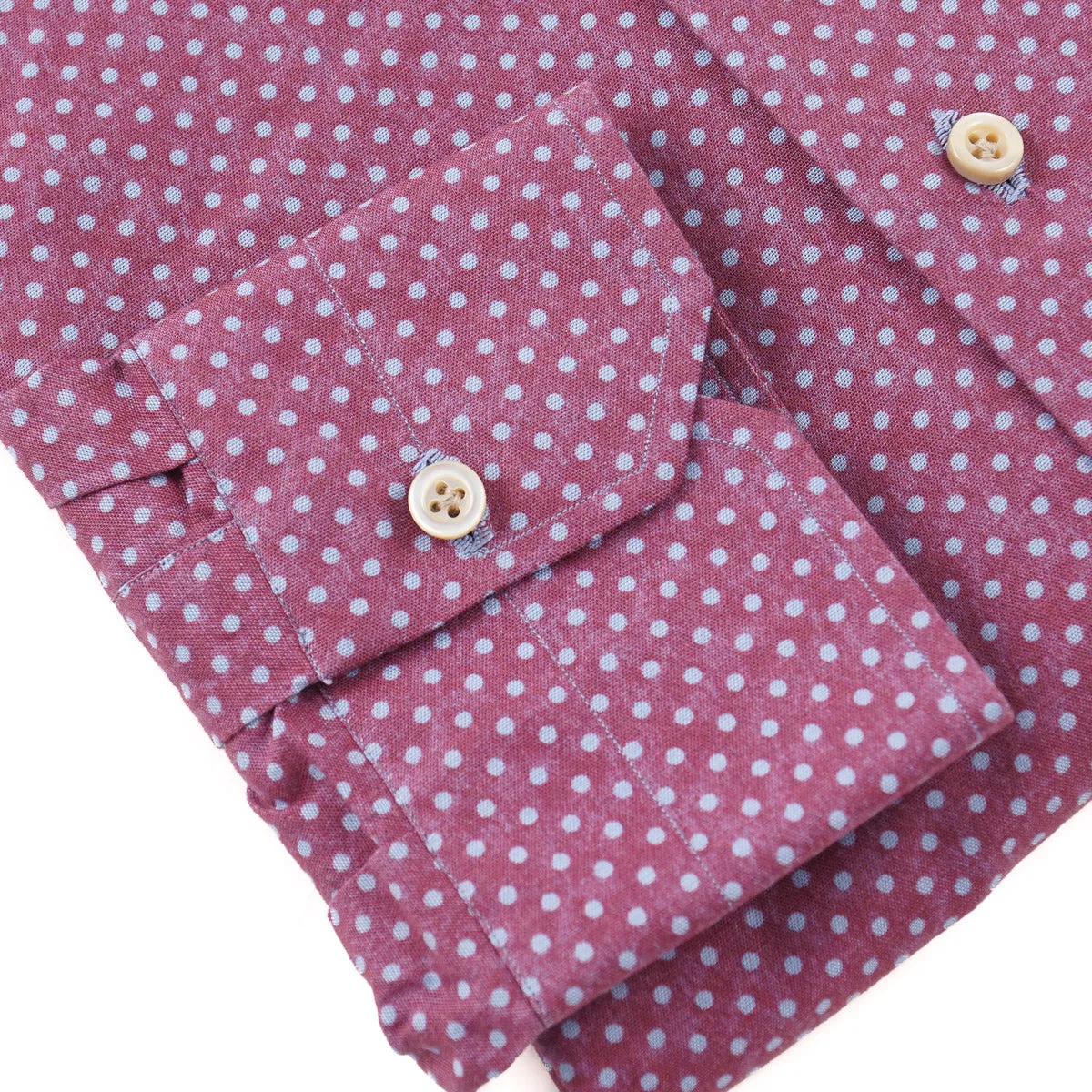 Isaia 'Mix' Tailored-Fit Cotton Shirt