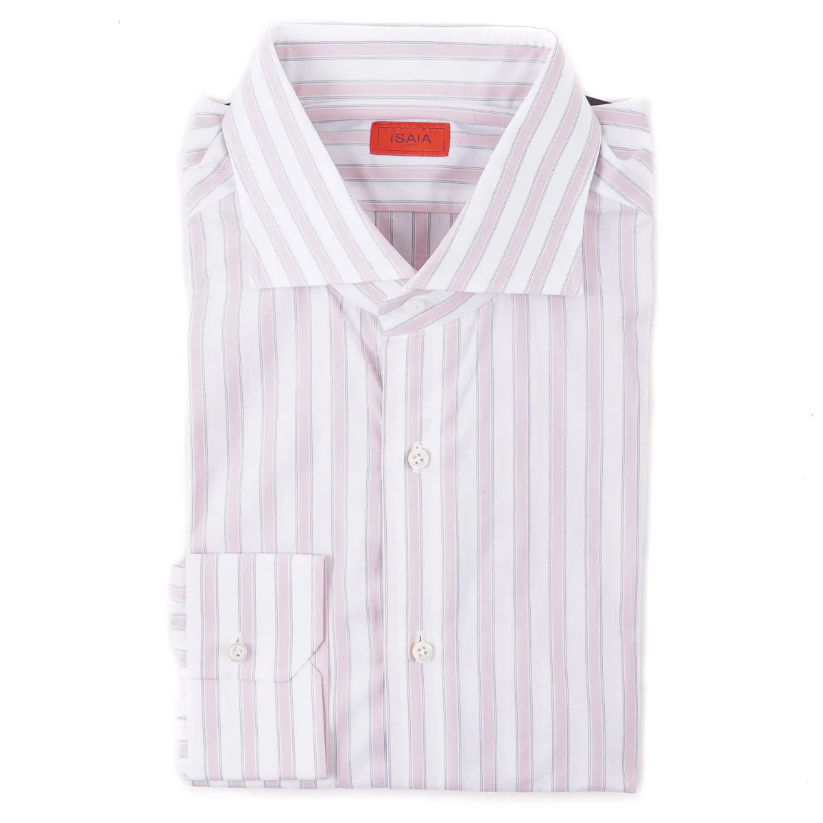 Isaia 'Mix' Tailored-Fit Cotton Shirt