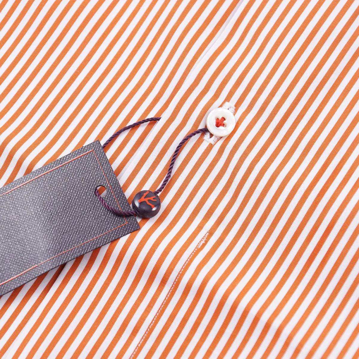 Isaia 'Mix' Tailored-Fit Cotton Shirt