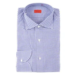Isaia 'Mix' Tailored-Fit Cotton Shirt