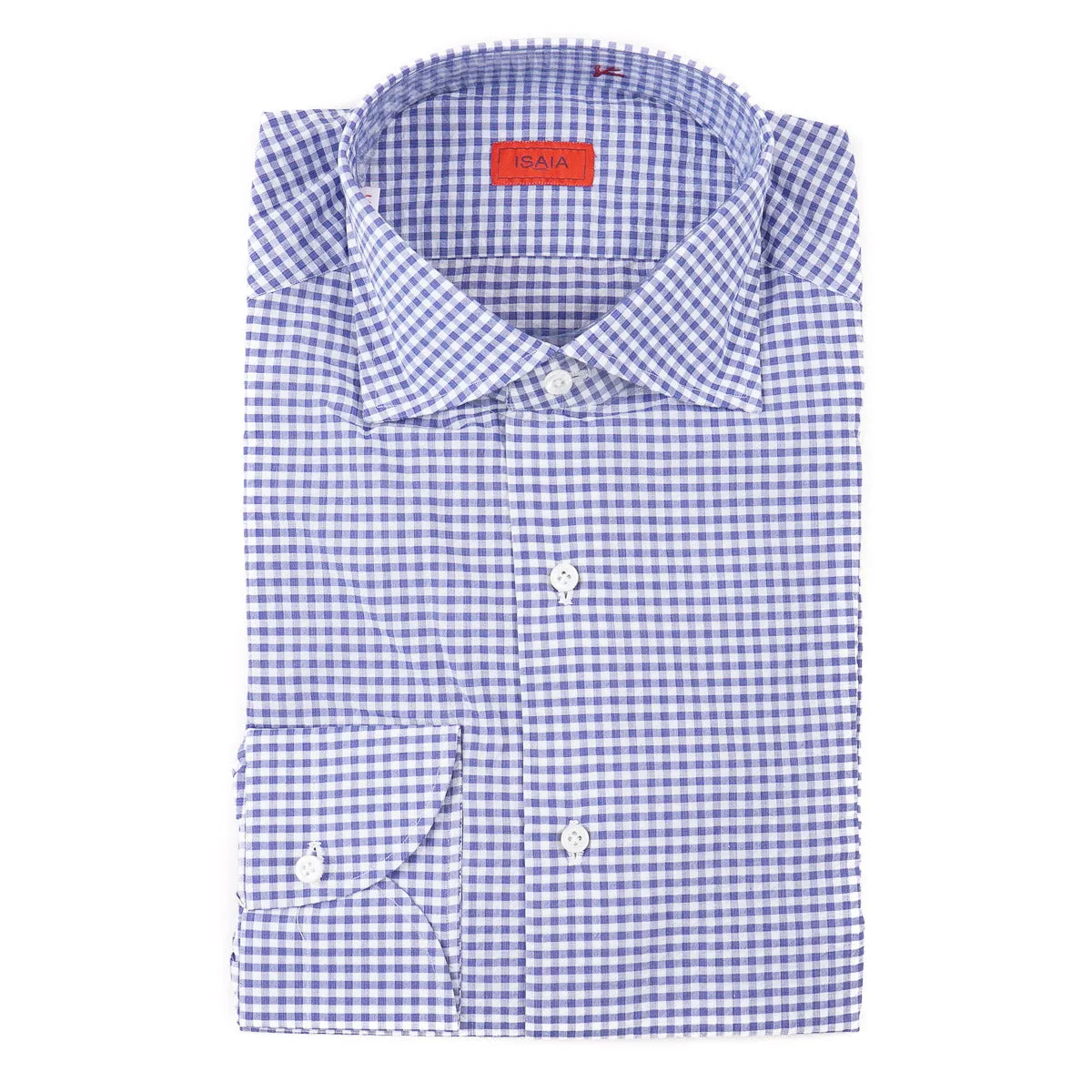 Isaia 'Mix' Tailored-Fit Cotton Shirt