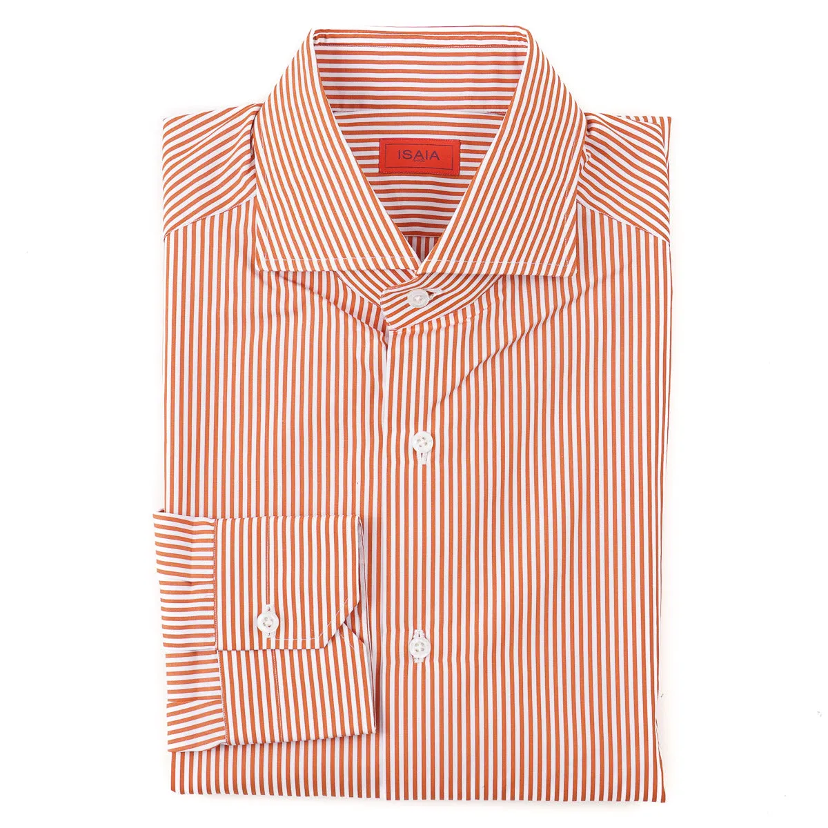 Isaia 'Mix' Tailored-Fit Cotton Shirt