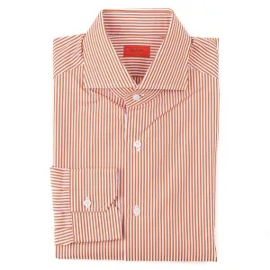 Isaia 'Mix' Tailored-Fit Cotton Shirt