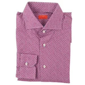 Isaia 'Mix' Tailored-Fit Cotton Shirt