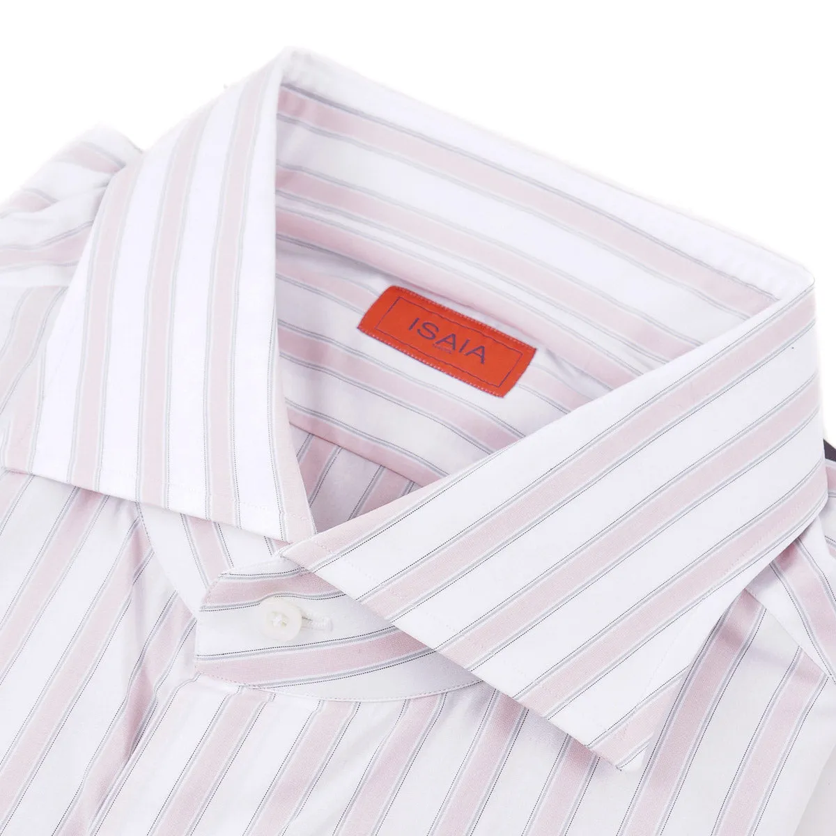Isaia 'Mix' Tailored-Fit Cotton Shirt