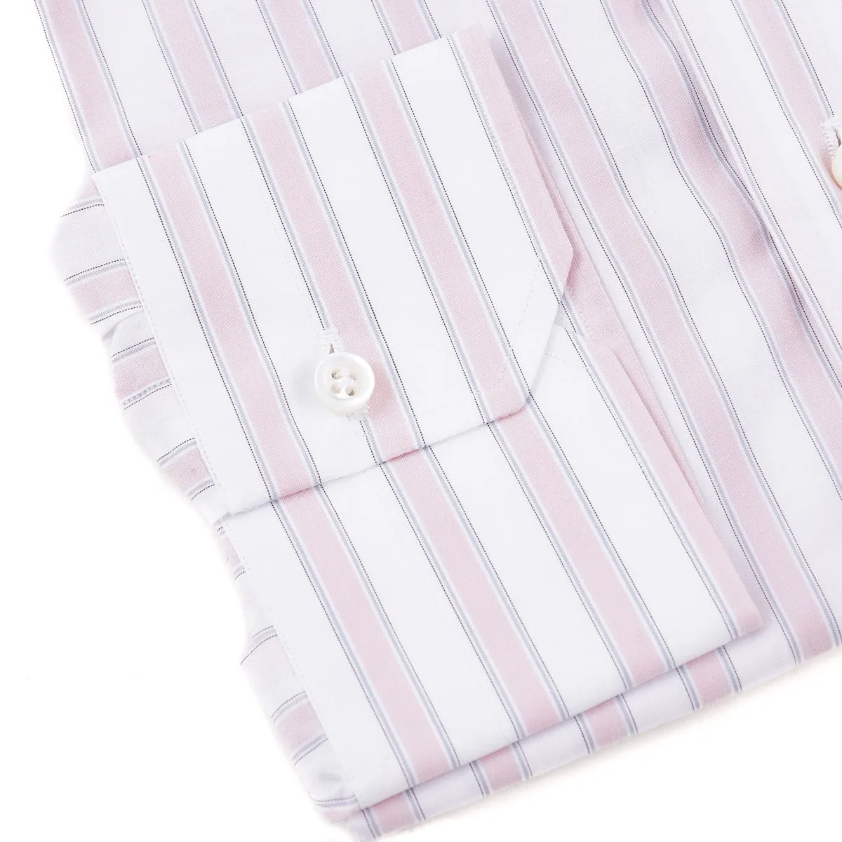 Isaia 'Mix' Tailored-Fit Cotton Shirt