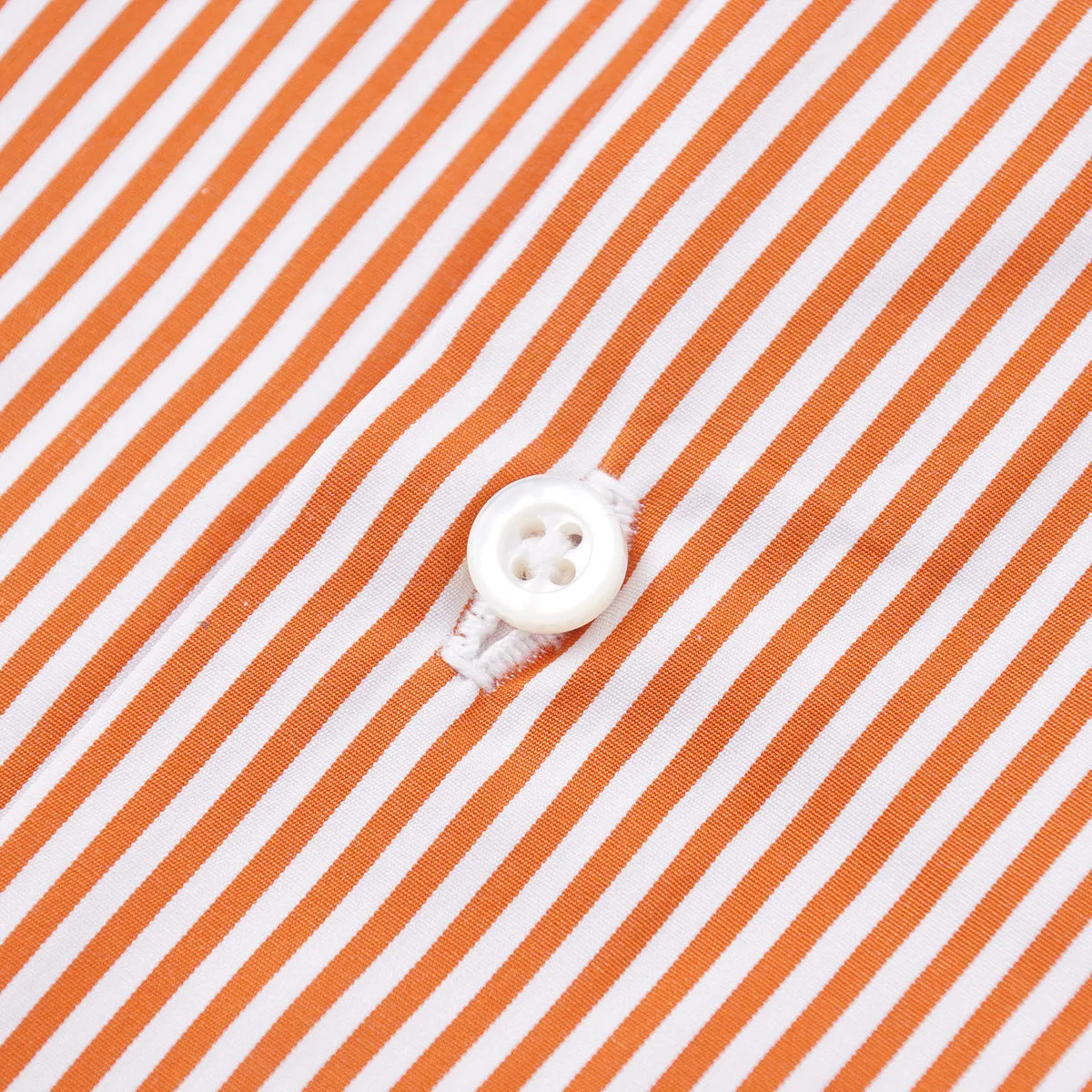 Isaia 'Mix' Tailored-Fit Cotton Shirt