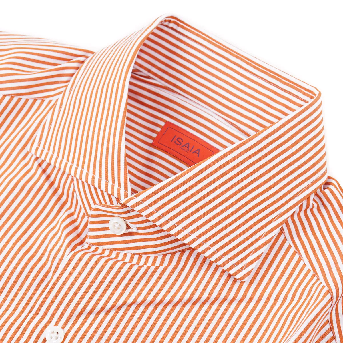 Isaia 'Mix' Tailored-Fit Cotton Shirt