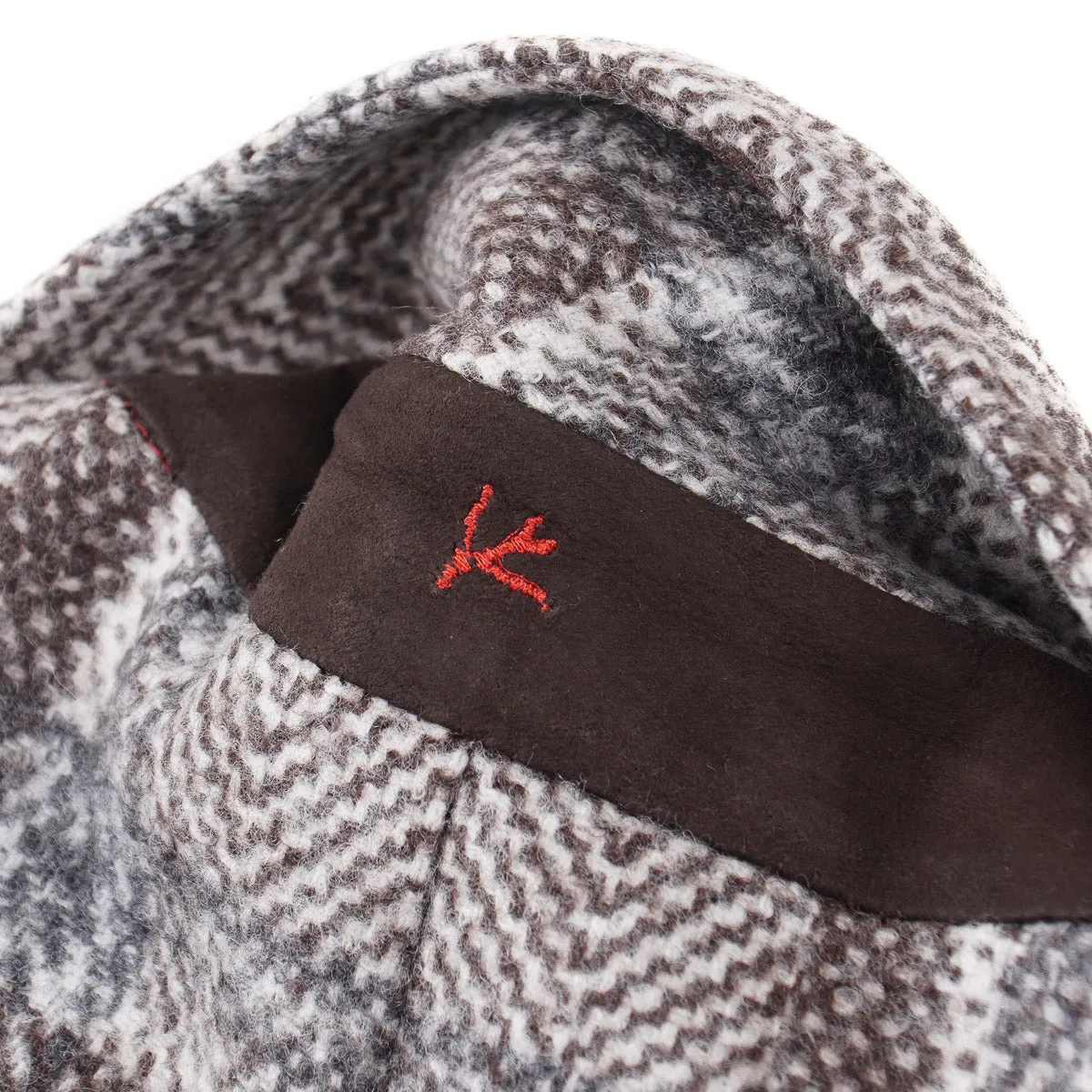 Isaia Soft-Woven Wool Peacoat
