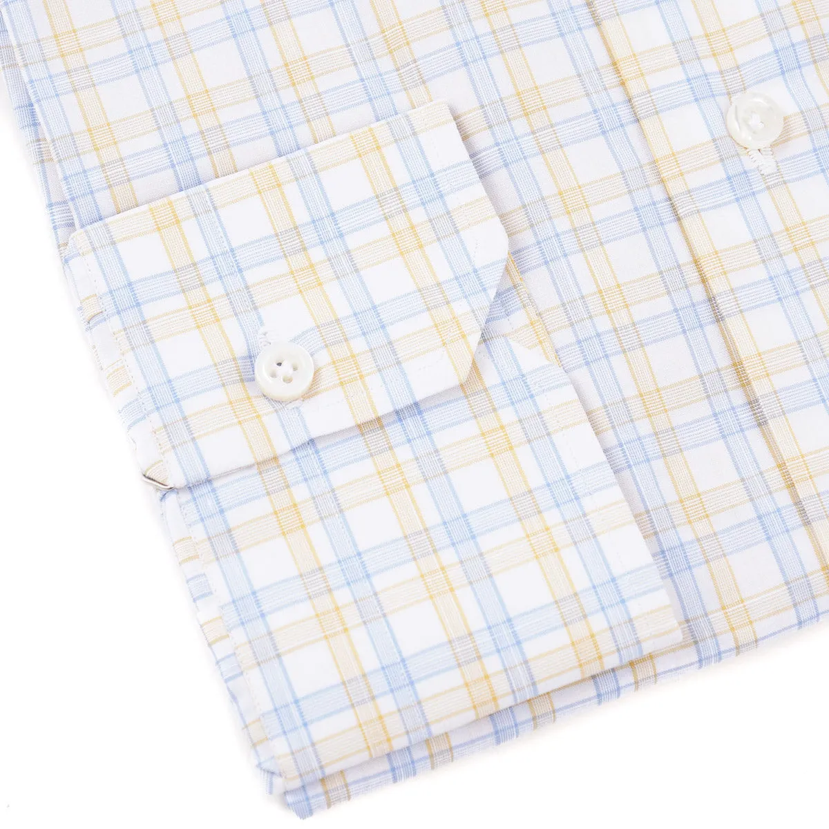 Isaia Tailored-Fit 'Mix' Cotton Shirt