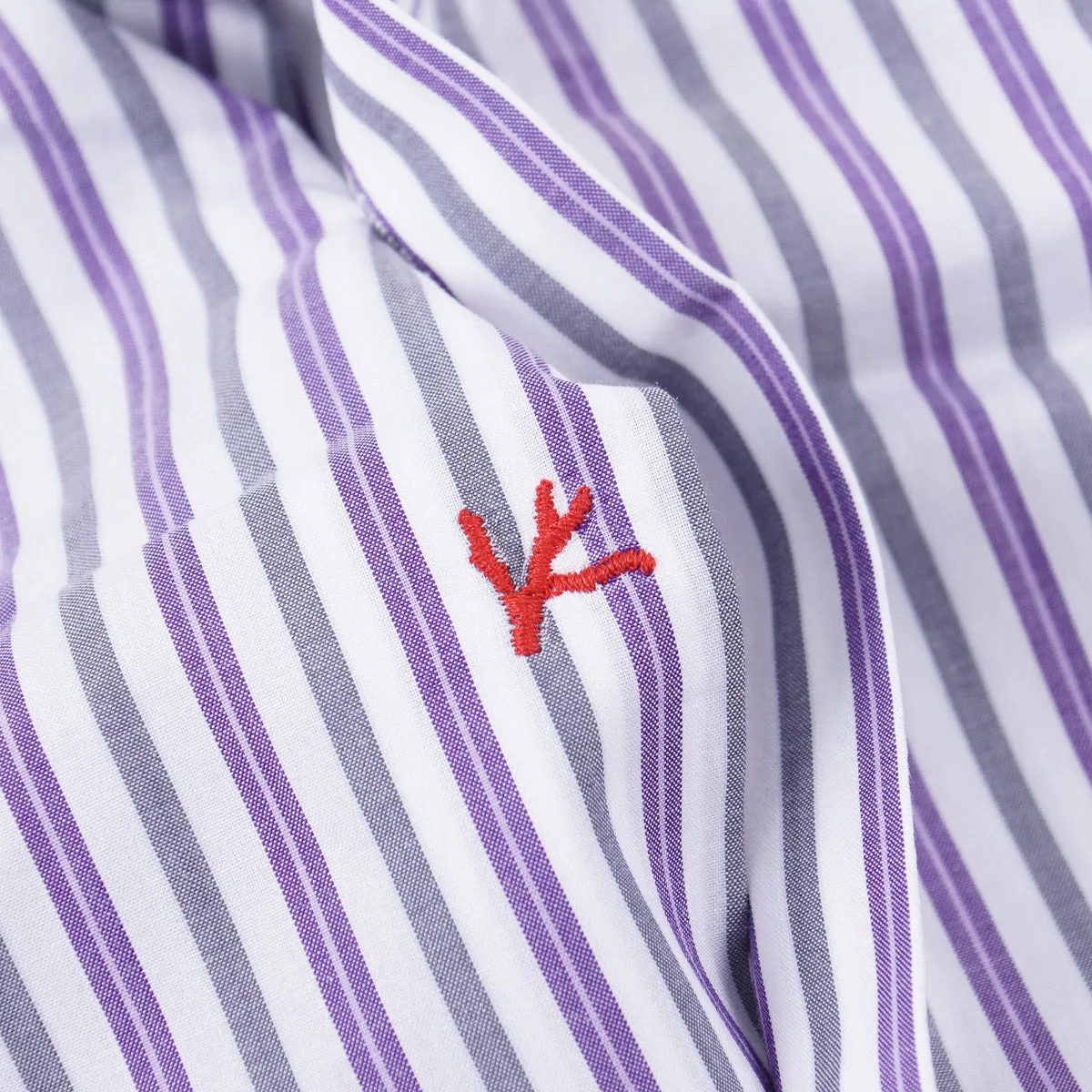 Isaia Tailored-Fit 'Mix' Cotton Shirt