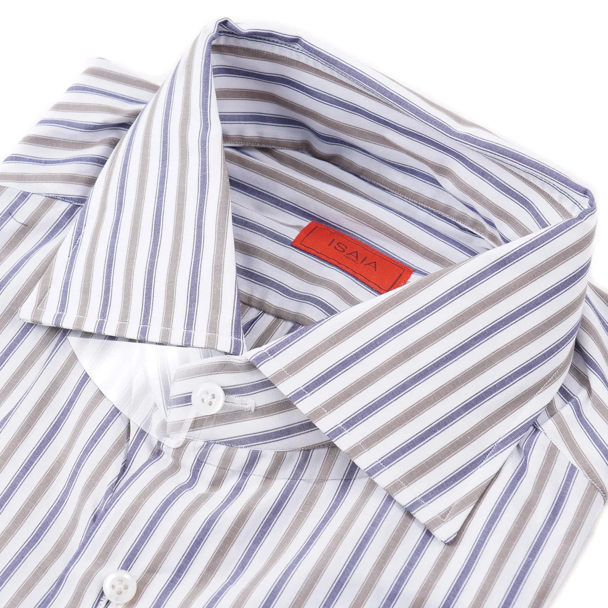 Isaia Tailored-Fit 'Mix' Cotton Shirt