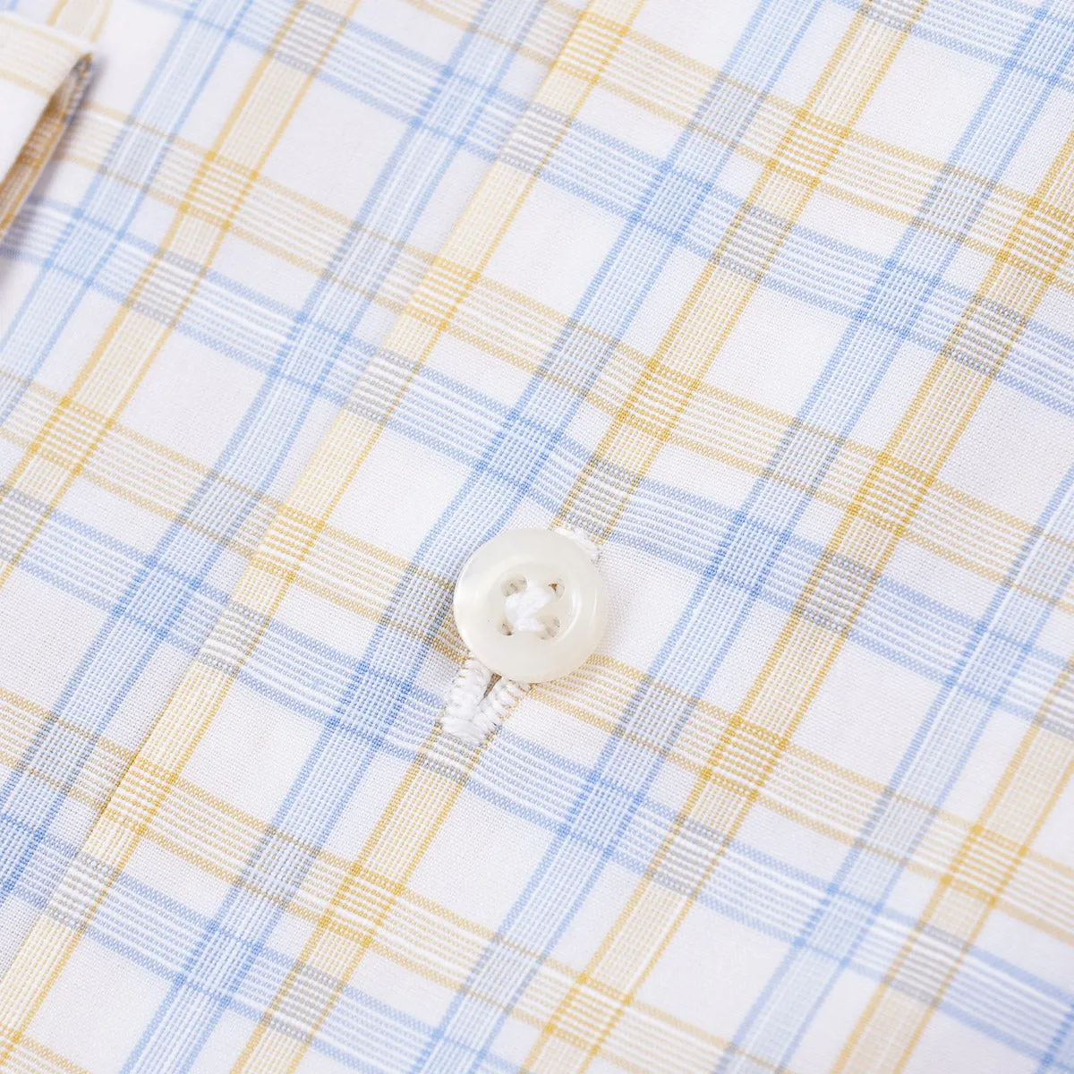 Isaia Tailored-Fit 'Mix' Cotton Shirt