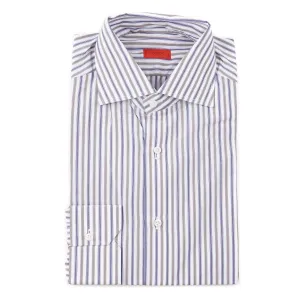 Isaia Tailored-Fit 'Mix' Cotton Shirt