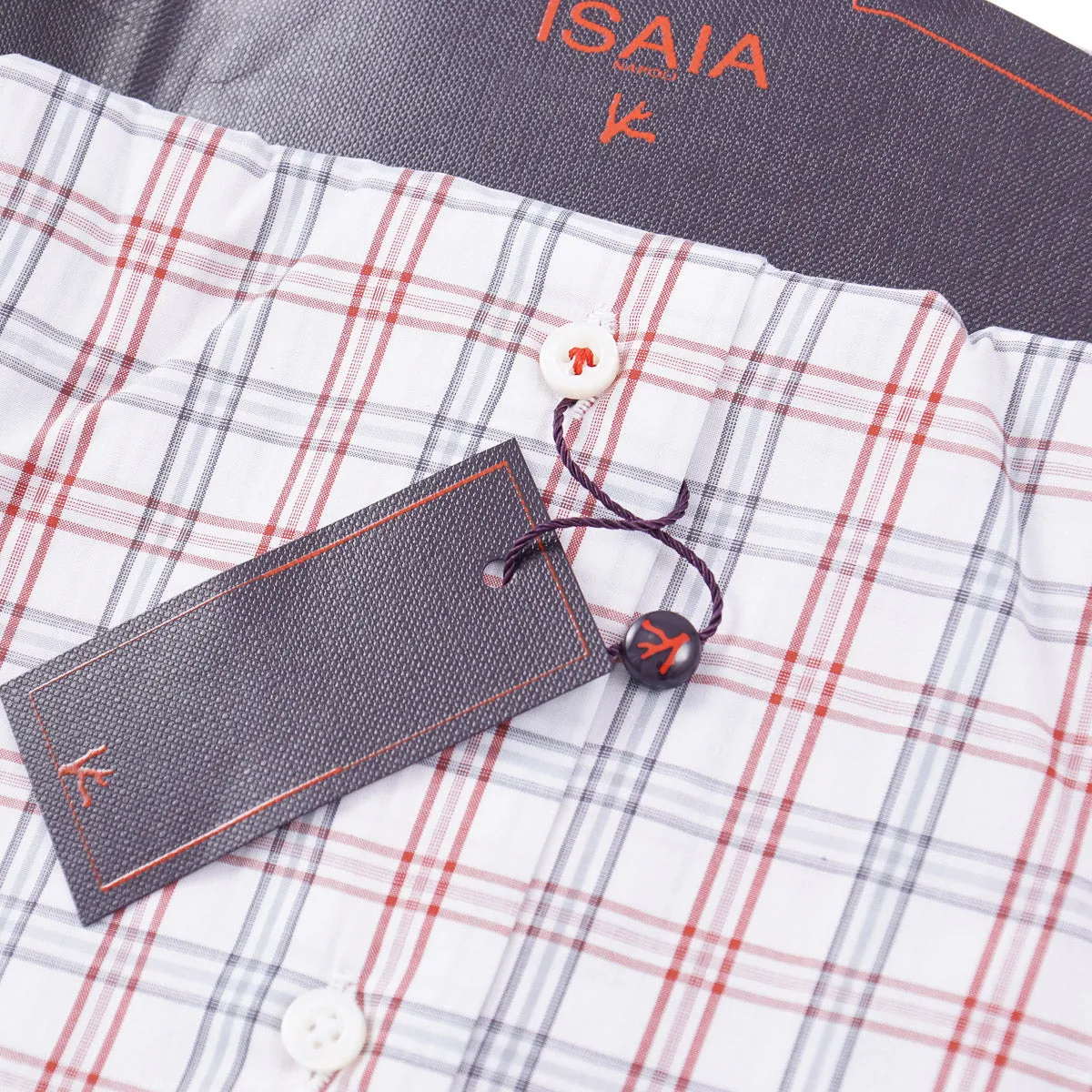 Isaia Tailored-Fit 'Mix' Cotton Shirt