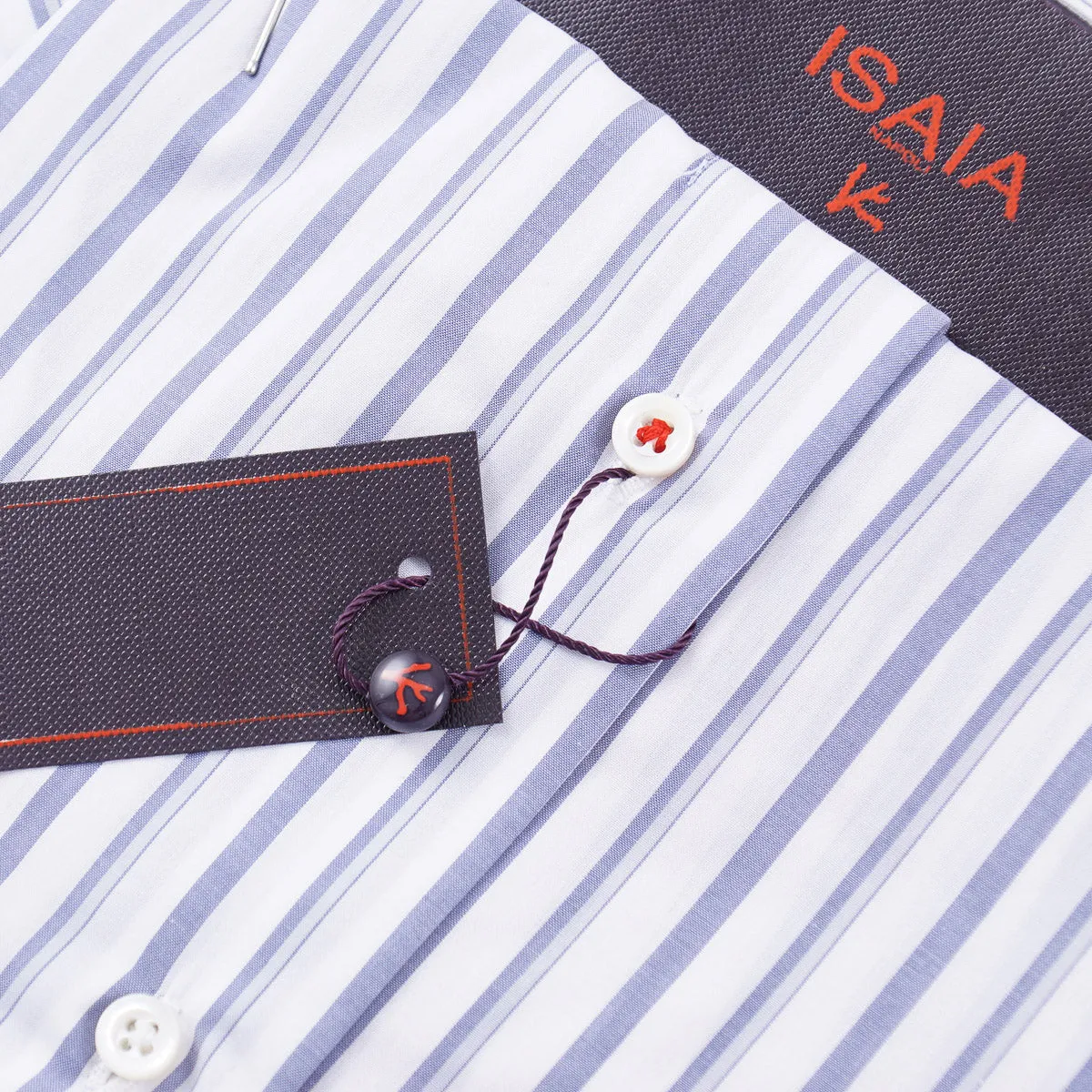 Isaia Tailored-Fit 'Mix' Cotton Shirt
