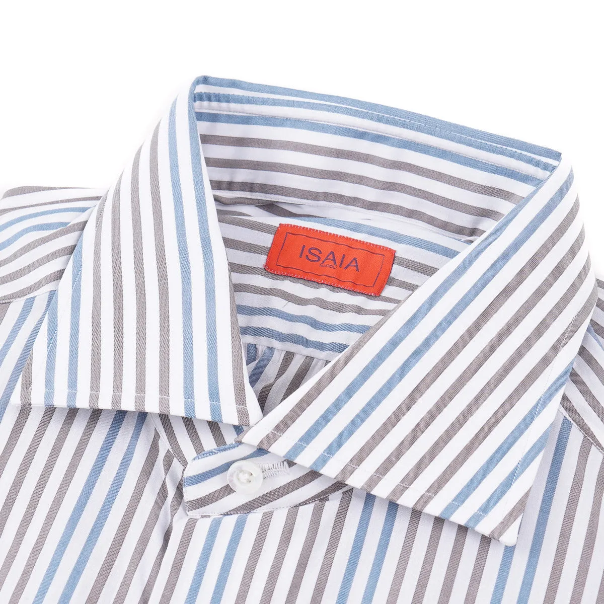 Isaia Tailored-Fit 'Mix' Cotton Shirt