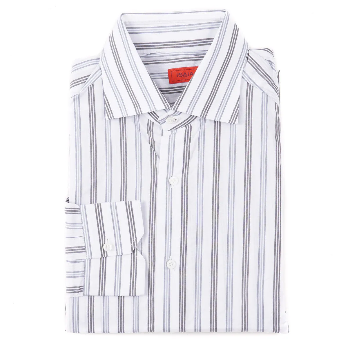 Isaia Tailored-Fit 'Mix' Cotton Shirt