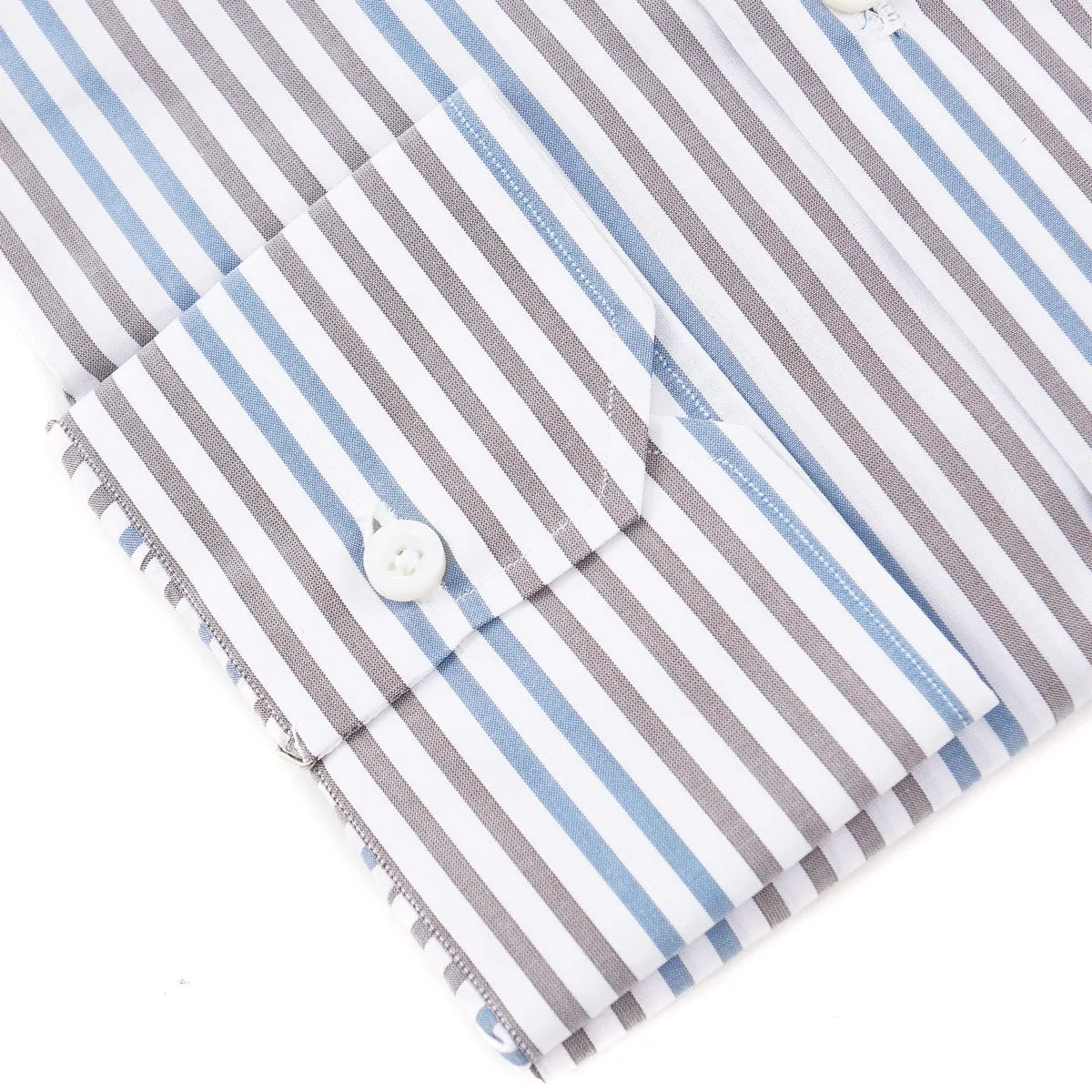 Isaia Tailored-Fit 'Mix' Cotton Shirt