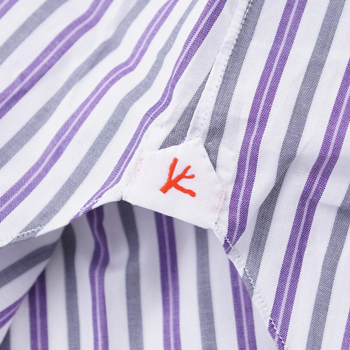 Isaia Tailored-Fit 'Mix' Cotton Shirt