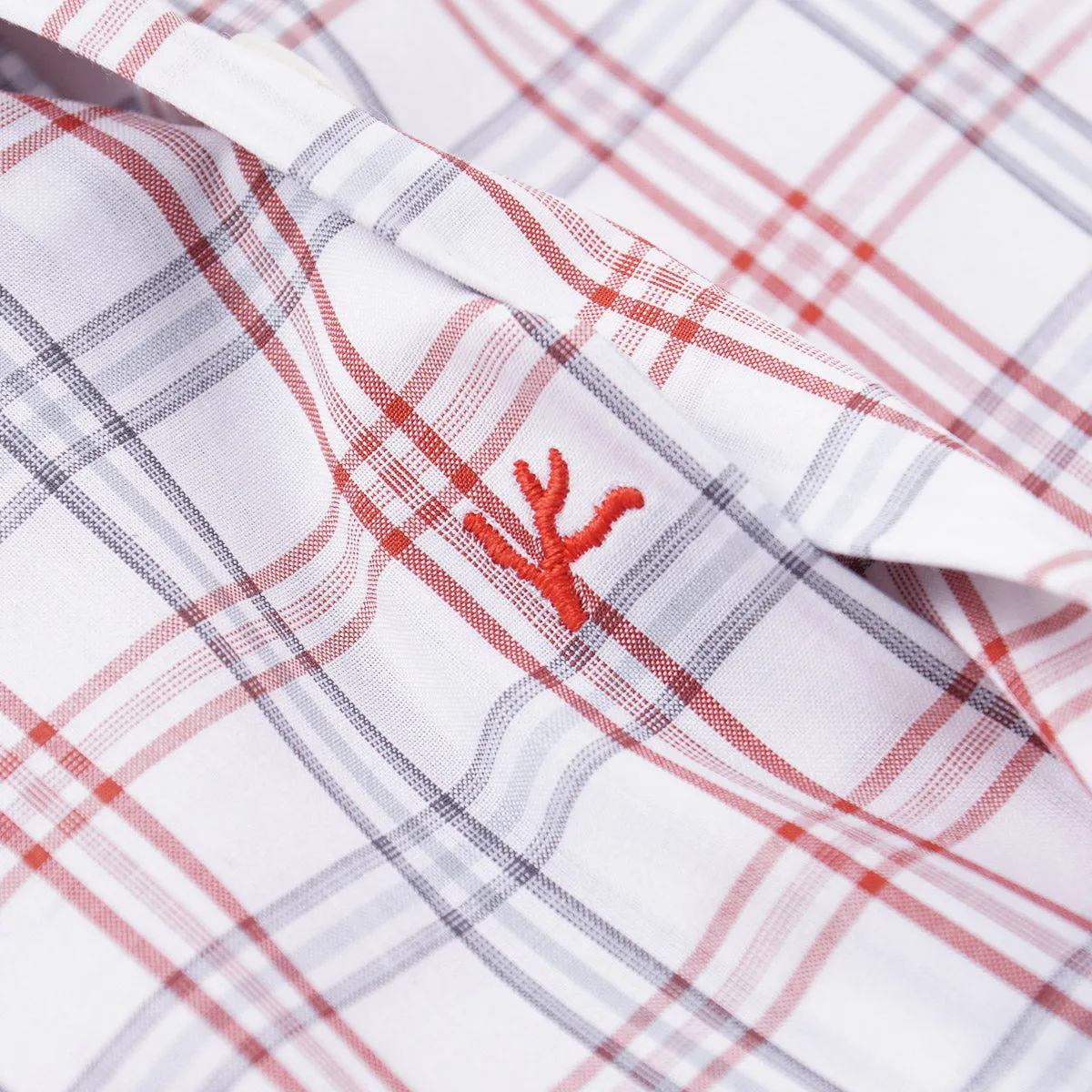 Isaia Tailored-Fit 'Mix' Cotton Shirt