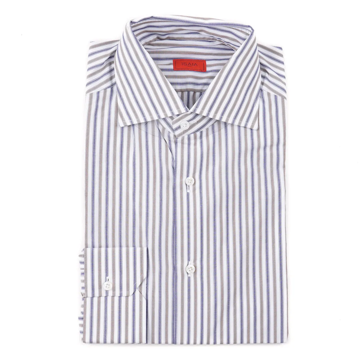 Isaia Tailored-Fit 'Mix' Cotton Shirt