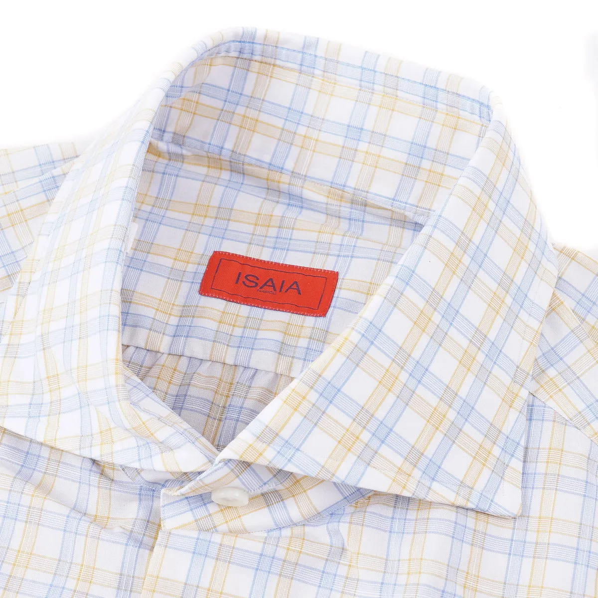 Isaia Tailored-Fit 'Mix' Cotton Shirt