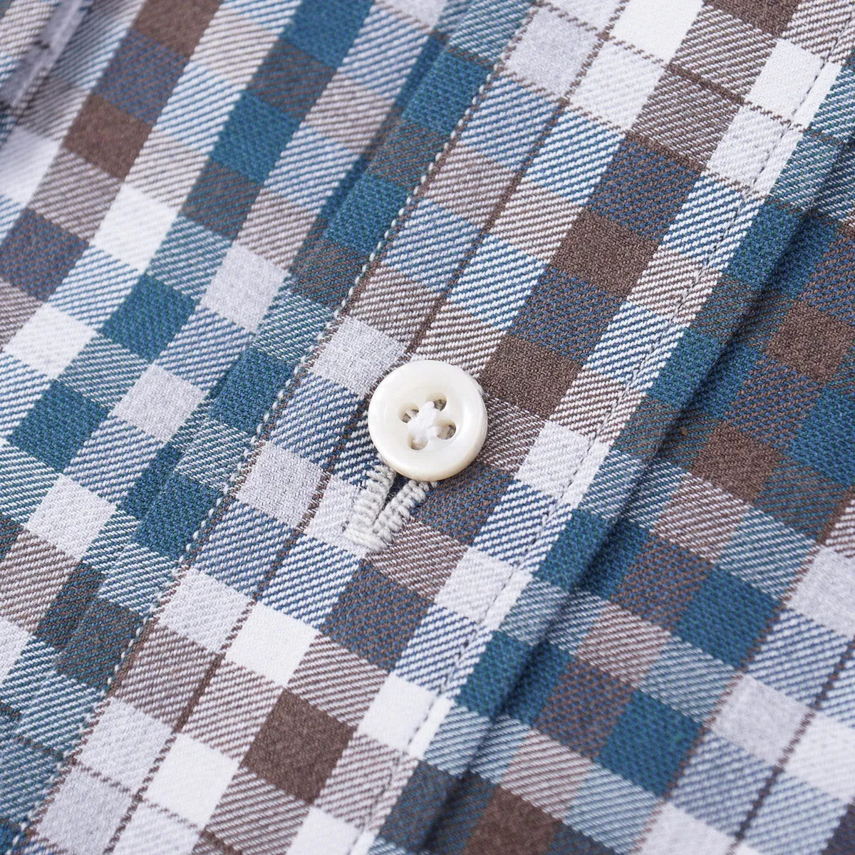 Isaia Tailored-Fit 'Mix' Cotton Shirt