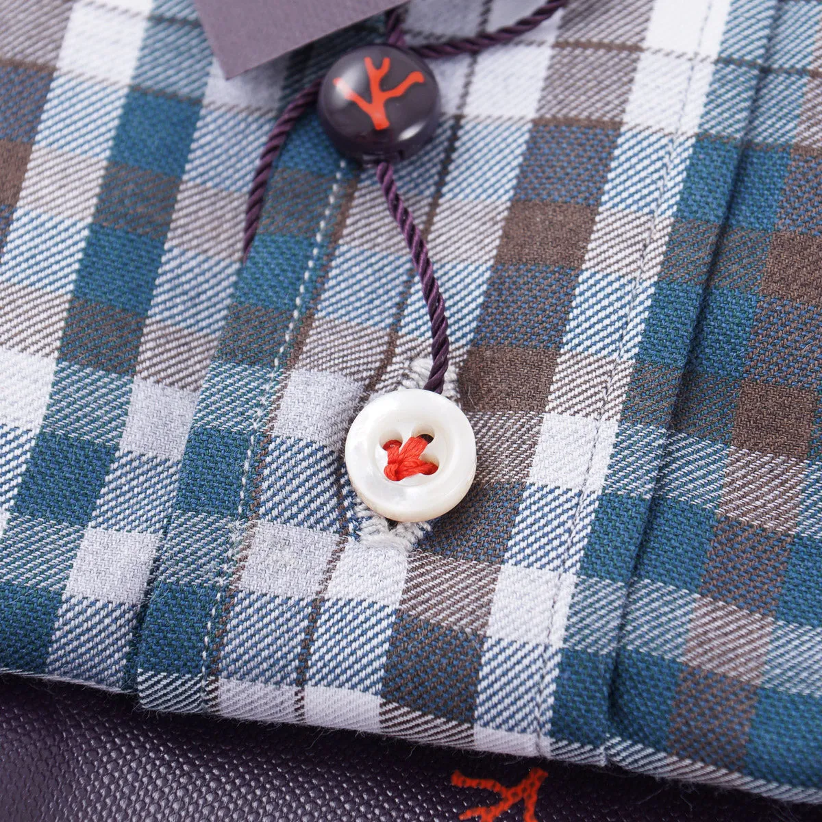 Isaia Tailored-Fit 'Mix' Cotton Shirt