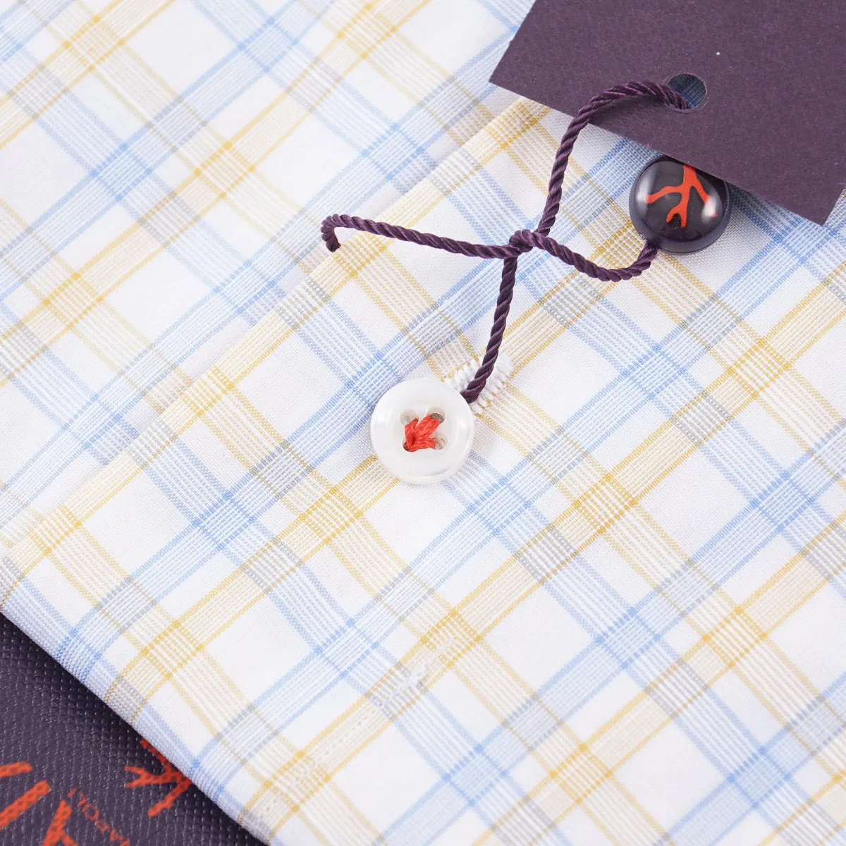 Isaia Tailored-Fit 'Mix' Cotton Shirt