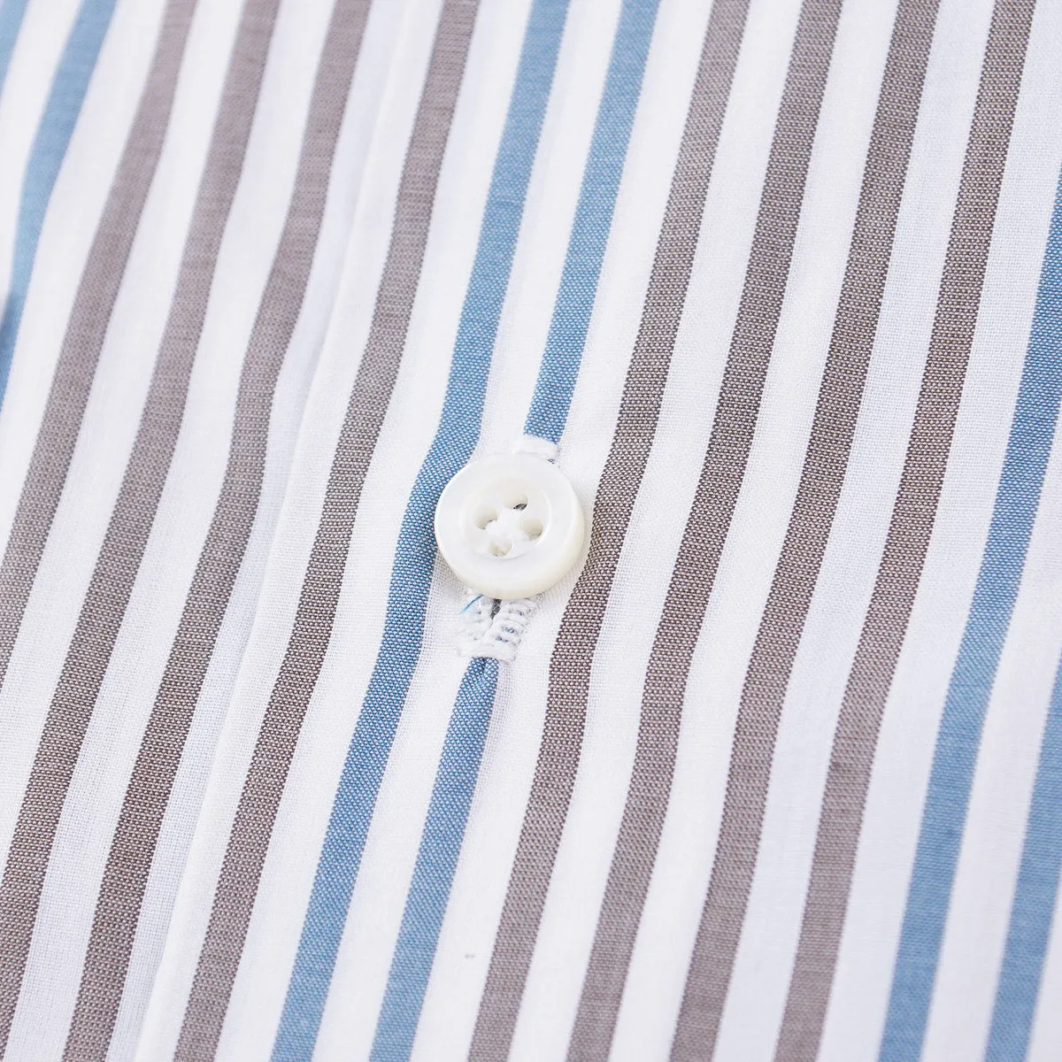 Isaia Tailored-Fit 'Mix' Cotton Shirt