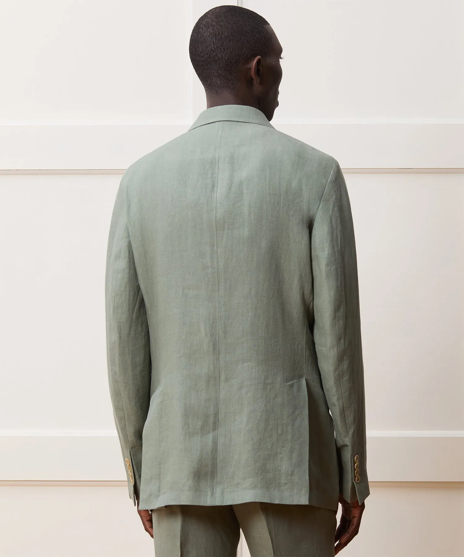 Italian Linen Double-Breasted Suit